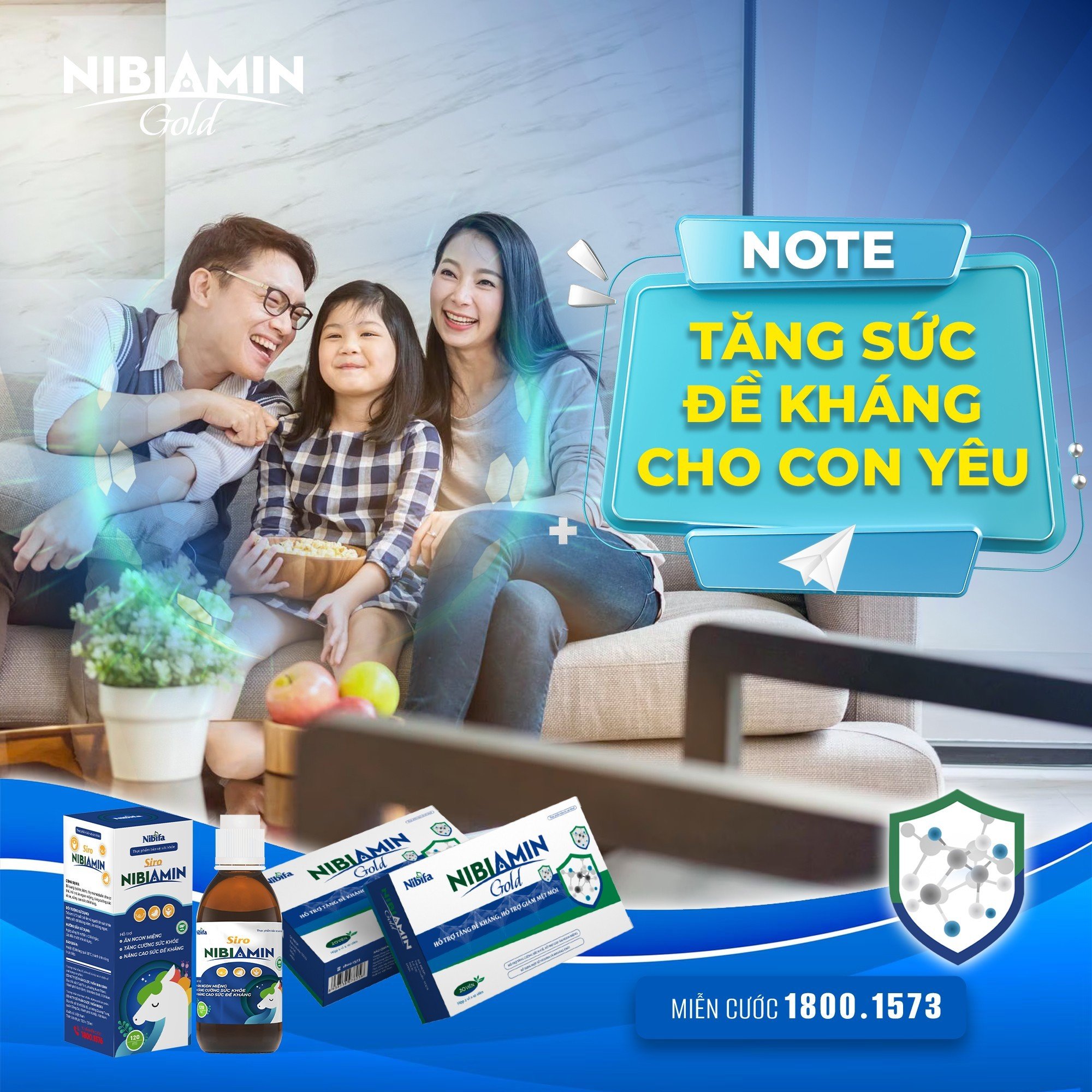 NibiAmin - giúp con tăng sức đề kháng