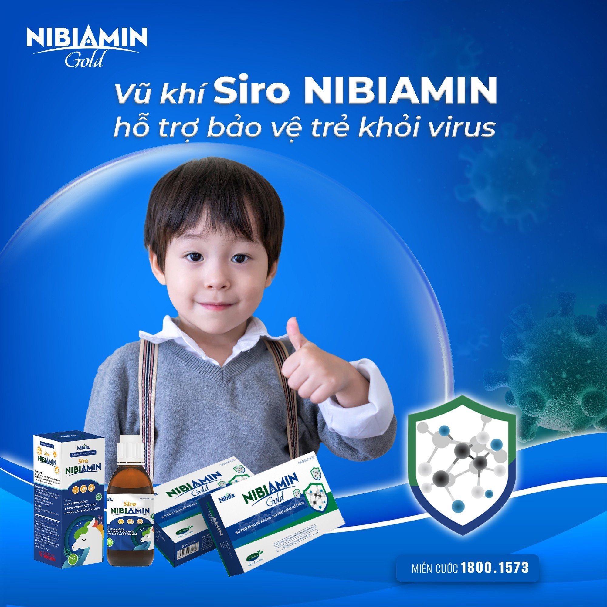Siro NibiAMin giúp trẻ ăn ngon